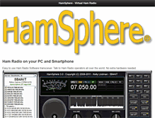 Tablet Screenshot of hamsphere.com