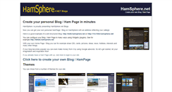 Desktop Screenshot of hamsphere.net